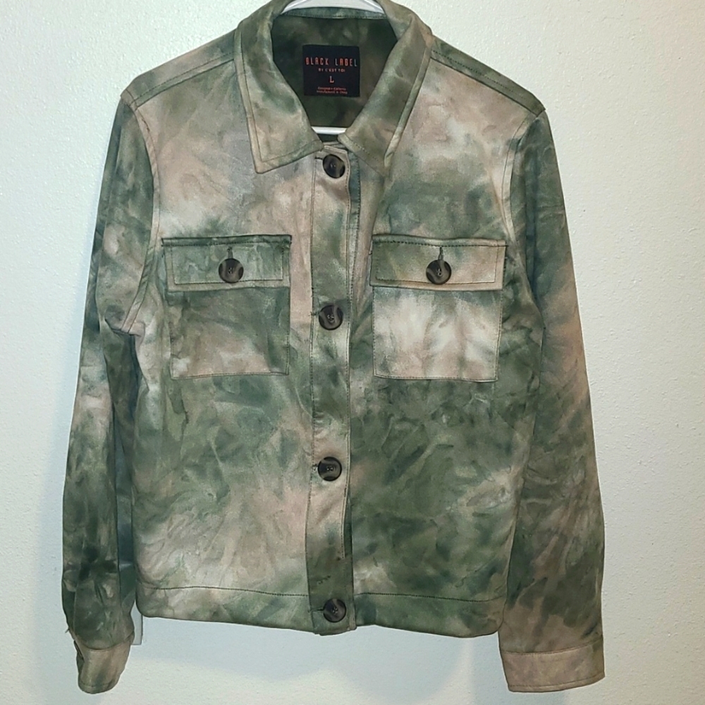 *3 for $15* MIX 3 / New Jacket Like-Suede Feel Black Label C'est Toi Size Large